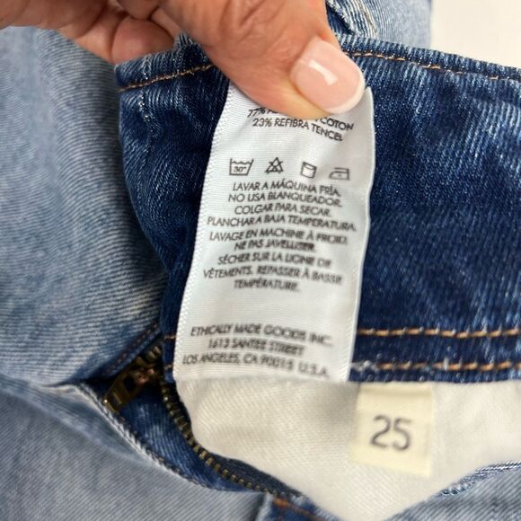 Anthropologie Etica Juni Relaxed Barrel Cargo in North Shore Jeans - Picture 10 of 15